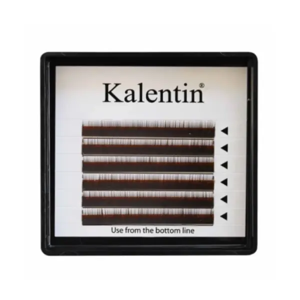 Kalentin Eyebrow Extensions - Curl I Dark Brown 7mm